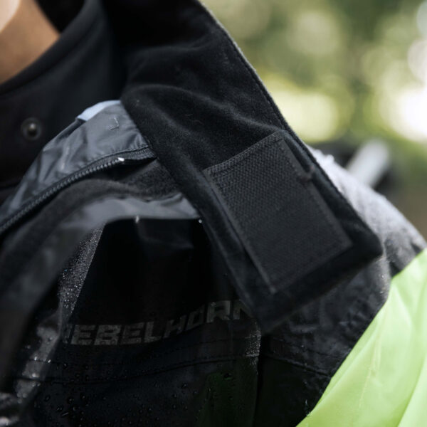Kombinezon przeciwdeszczowy 2-część. REBELHORN RAIN BLACK - obrazek 9