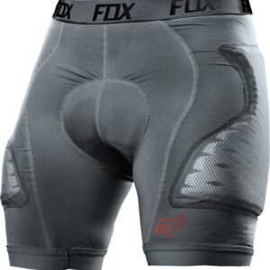 Spodenki z ochraniaczami FOX TITAN RACE CHARCOAL