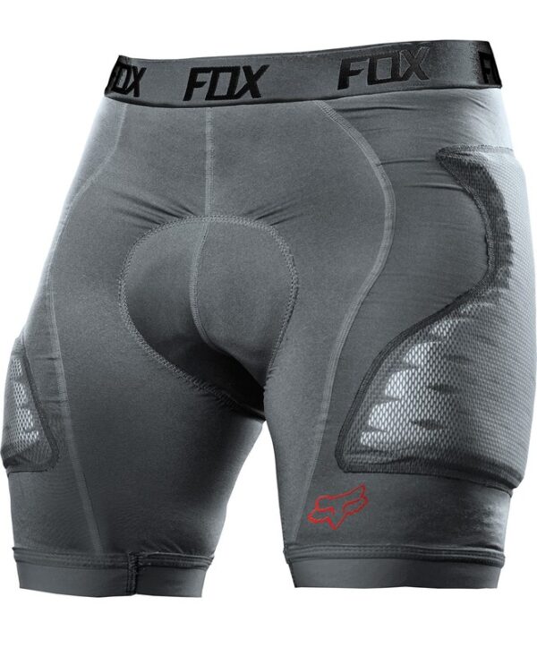 Spodenki z ochraniaczami FOX TITAN RACE CHARCOAL
