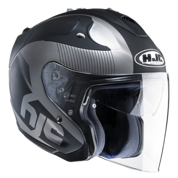 Kask HJC FG-JET ACADIA BLACK/GREY - obrazek 2