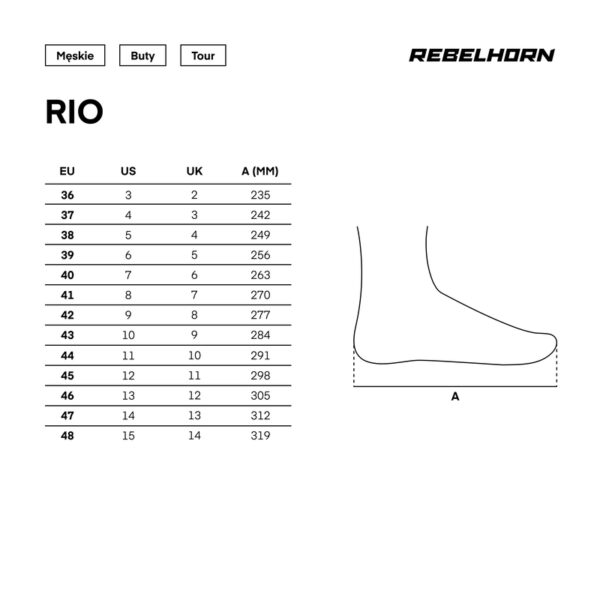 Buty REBELHORN RIO BLACK - obrazek 6