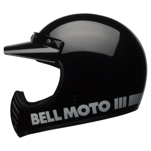Kask BELL MOTO-3 CLASSIC BLACK - obrazek 3