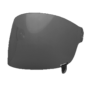 Szyba BELL BULLITT FLAT DARK SMOKE (CZARNY PASEK)