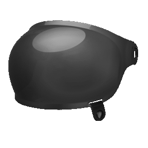 Szyba BELL BULLITT BUBBLE DARK SMOKE (CZARNY PASEK)