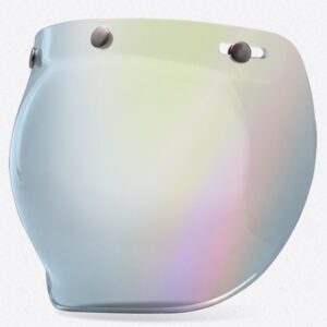 Szyba BELL CUSTOM 500 BUBBLE SILVER IRIDIUM