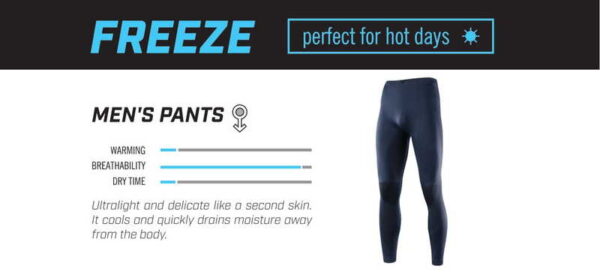 Spodnie termoaktywne REBELHORN FREEZE GREY/BLACK - obrazek 3