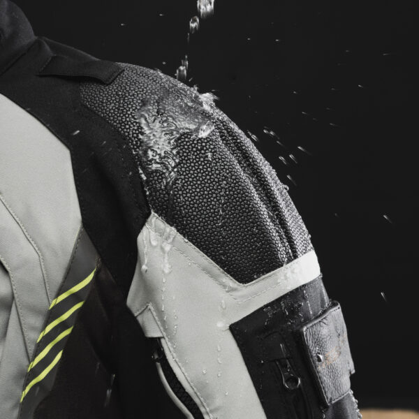 Kurtka tekstylna REBELHORN PATROL GREY/BLACK/FLO YELLOW - obrazek 5