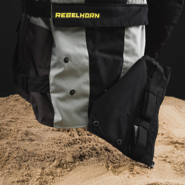 Kurtka tekstylna REBELHORN PATROL GREY/BLACK/FLO YELLOW - obrazek 7
