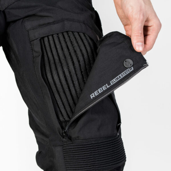 Spodnie tekstylne REBELHORN PATROL BLACK - obrazek 3