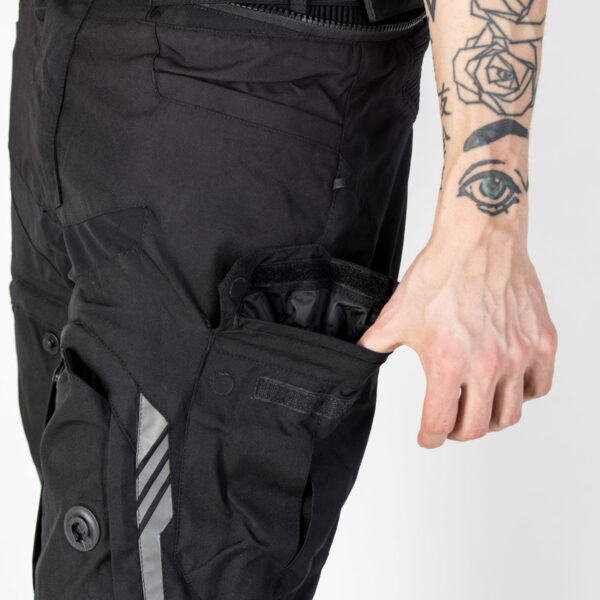 Spodnie tekstylne REBELHORN PATROL BLACK - obrazek 4