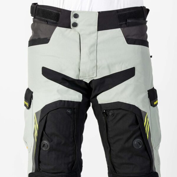 Spodnie tekstylne REBELHORN PATROL GREY/BLACK/FLO YELLOW - obrazek 3