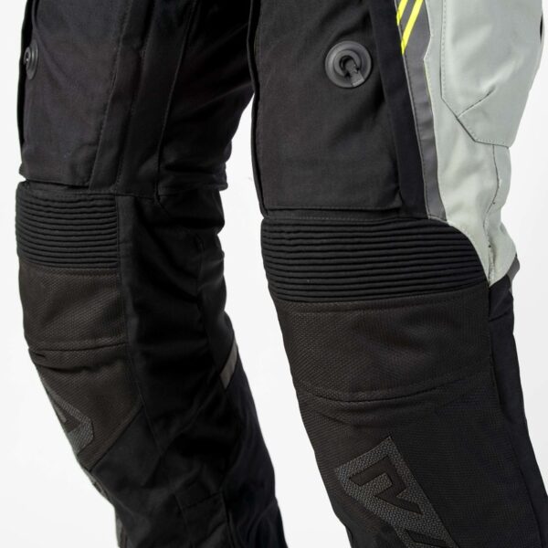 Spodnie tekstylne REBELHORN PATROL GREY/BLACK/FLO YELLOW - obrazek 6