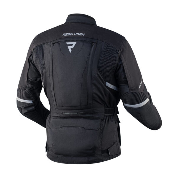 Kurtka tekstylna REBELHORN HARDY II BLACK - obrazek 2
