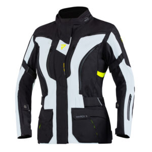 Kurtka tekstylna REBELHORN HARDY II LADY GREY/BLACK/FLO YELLOW