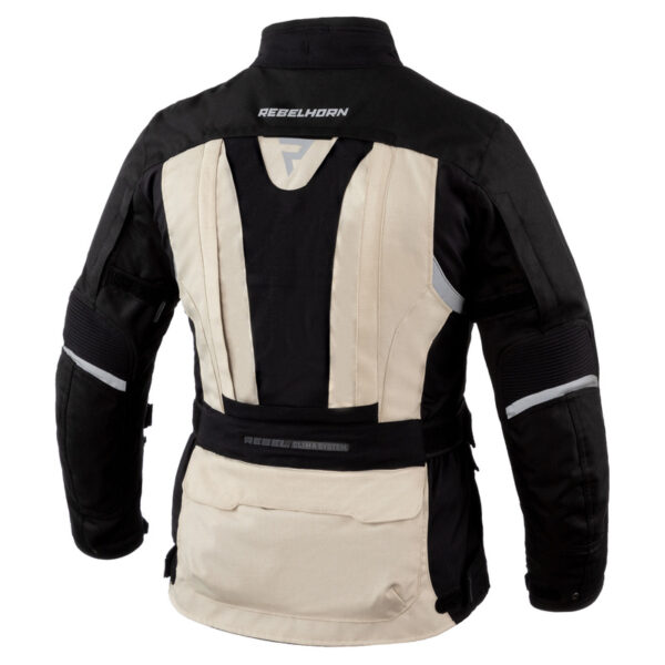 Kurtka tekstylna REBELHORN HARDY II LADY BLACK/SAND - obrazek 3
