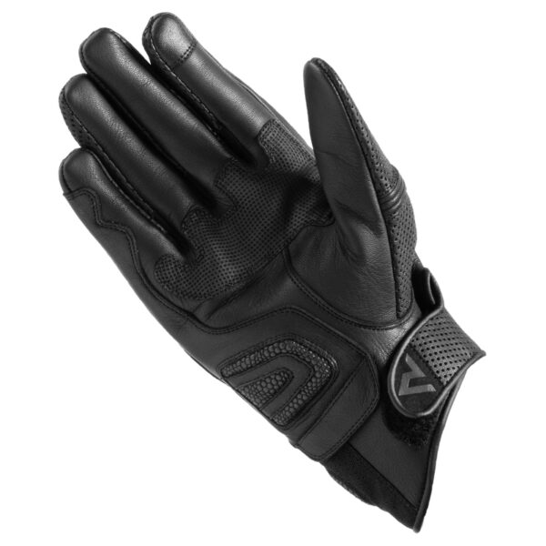 Rękawice skórzane REBELHORN PATROL SHORT BLACK - obrazek 3