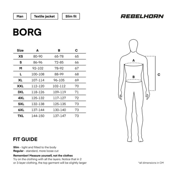 Kurtka tekstylna REBELHORN BORG BLACK - obrazek 12