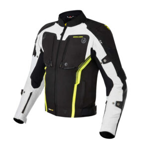 Kurtka tekstylna REBELHORN BORG BLACK/GREY/FLO YELLOW