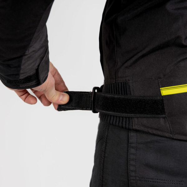 Kurtka tekstylna REBELHORN BORG BLACK/DARK GREY/FLO YELLOW - obrazek 5