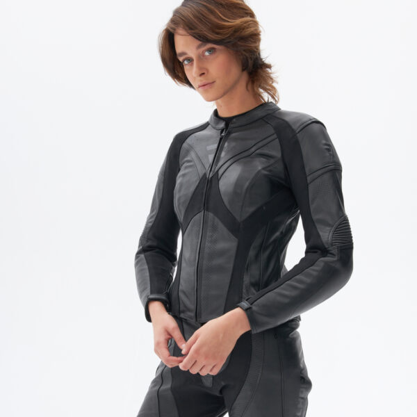 Kurtka skórzana REBELHORN REBEL LADY BLACK - obrazek 4