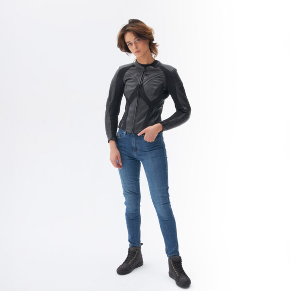 Kurtka skórzana REBELHORN REBEL LADY BLACK - obrazek 12
