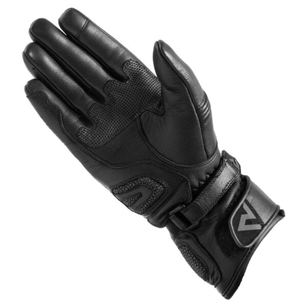 Rękawice skórzane REBELHORN PATROL LADY BLACK/GREY - obrazek 3