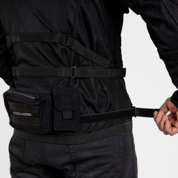 Kurtka tekstylna REBELHORN BRUTALE BLACK - obrazek 4