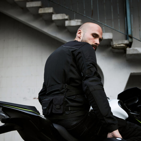 Kurtka tekstylna REBELHORN BRUTALE BLACK - obrazek 7