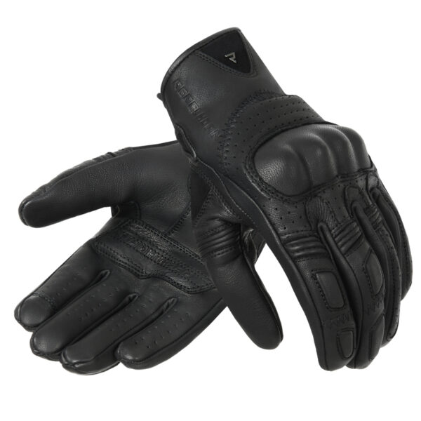 Rękawice skórzane REBELHORN THUG II PERFOROWANE BLACK