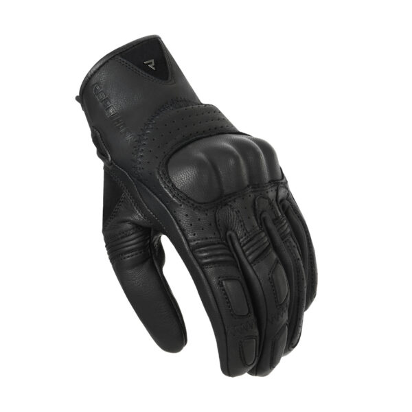 Rękawice skórzane REBELHORN THUG II PERFOROWANE BLACK - obrazek 2