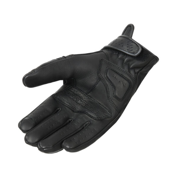 Rękawice skórzane REBELHORN THUG II PERFOROWANE BLACK - obrazek 3