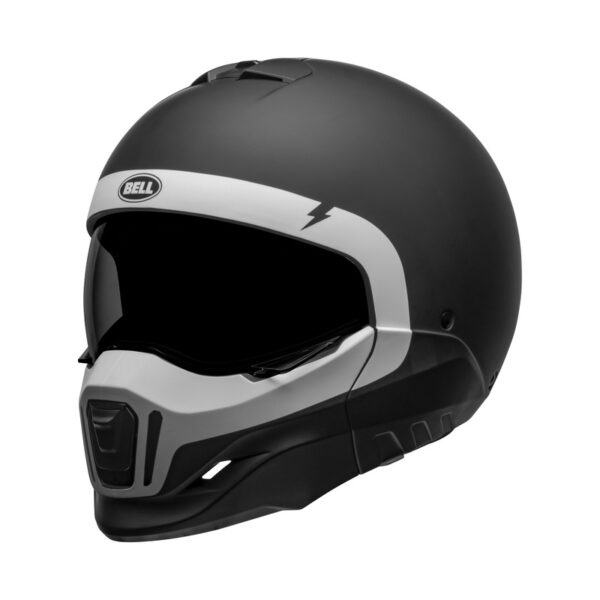 Kask BELL BROOZER CRANIUM MATTE BLACK/WHITE - obrazek 7