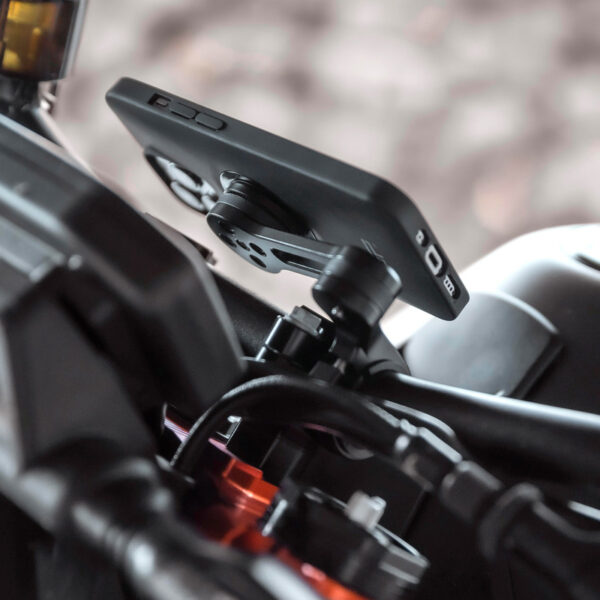 Uchwyt motocyklowy na telefon na kierownicę sp connect spc+ moto mount pro black - obrazek 3