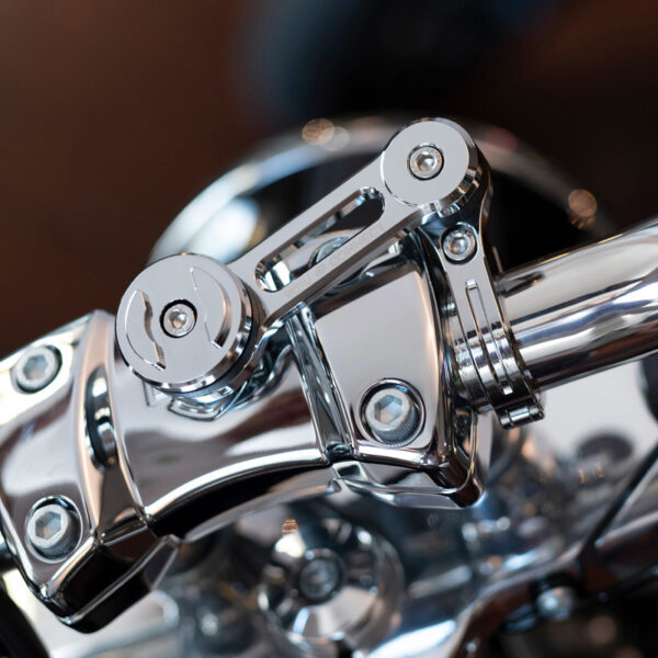 Uchwyt motocyklowy na telefon na kierownicę sp connect spc+ moto mount pro chrome - obrazek 2