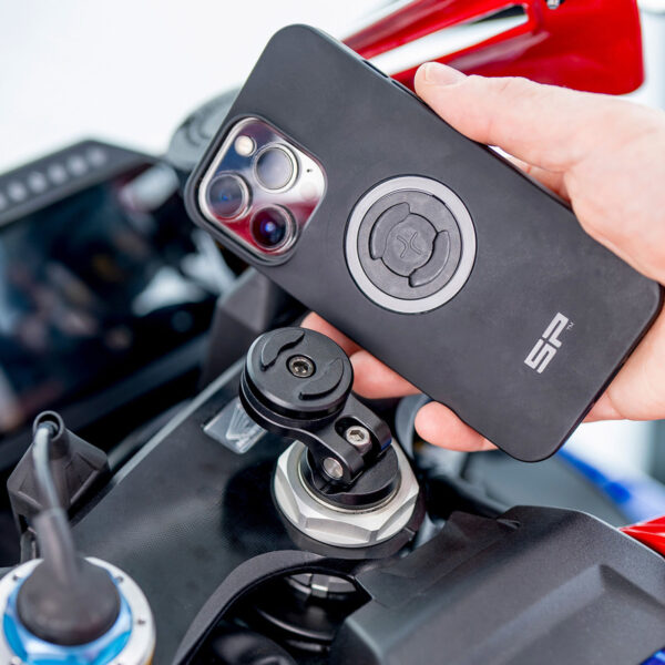 Uchwyt motocyklowy na telefon do śruby główki ramy sp connect moto stem mount spc+ black - obrazek 3