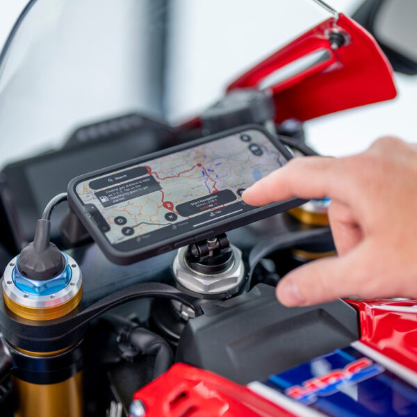 Uchwyt motocyklowy na telefon do śruby główki ramy sp connect moto stem mount spc+ black - obrazek 5