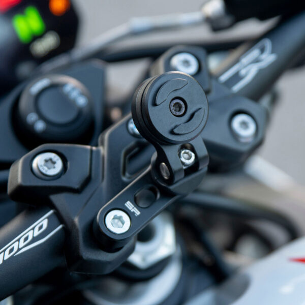 Uchwyt motocyklowy na telefon na śrubę w kierownicy sp connect spc+ bar clamp moto mount pro bla - obrazek 2