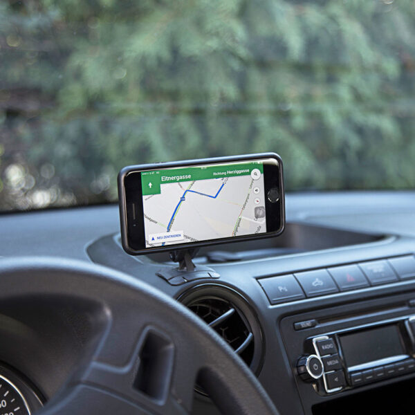 Uchwyt samochodowy na telefon przylepiec sp connect adhesive mount pro spc+ black - obrazek 4