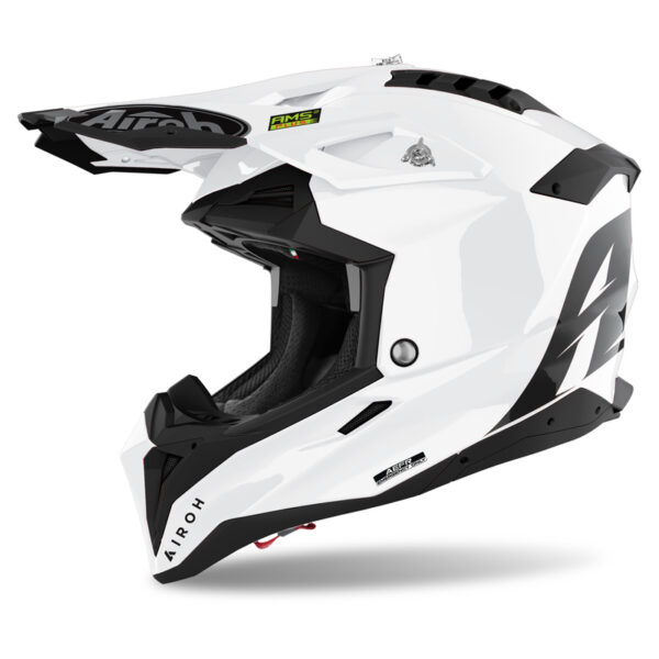 Kask AIROH AVIATOR 3 COLOR WHITE GLOSS