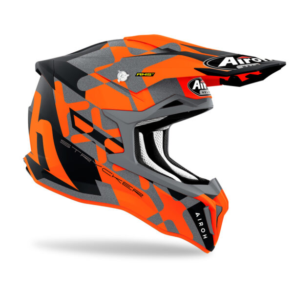 Kask AIROH STRYCKER XXX ORANGE MATT - obrazek 2