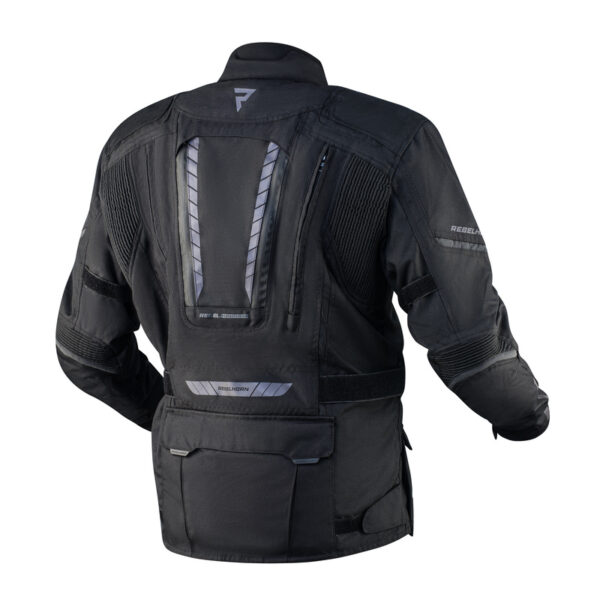 Kurtka tekstylna REBELHORN HIKER III BLACK - obrazek 2