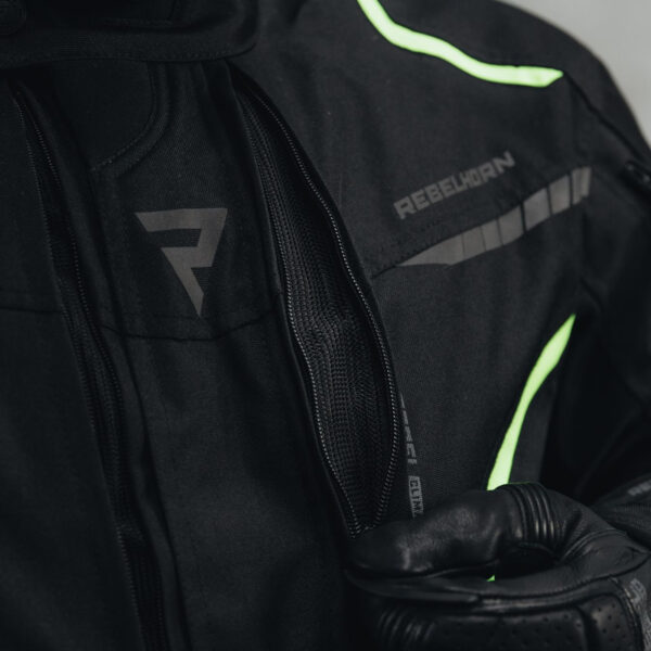 Kurtka tekstylna REBELHORN HIKER III BLACK - obrazek 5