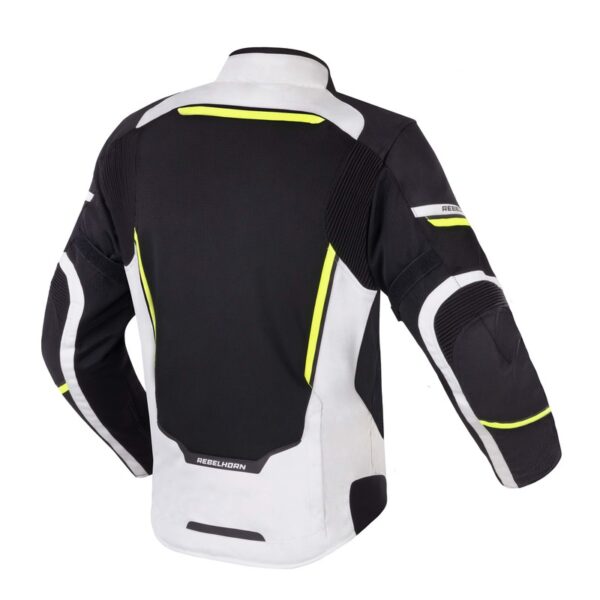 Kurtka tekstylna REBELHORN FLUX BLACK/ICE/FLO YELLOW - obrazek 9