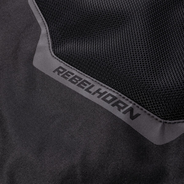 Kurtka tekstylna REBELHORN FLUX BLACK/FLO YELLOW - obrazek 3