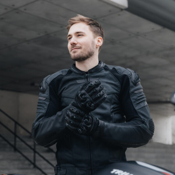 Kurtka skórzana REBELHORN VANDAL BLACK - obrazek 11