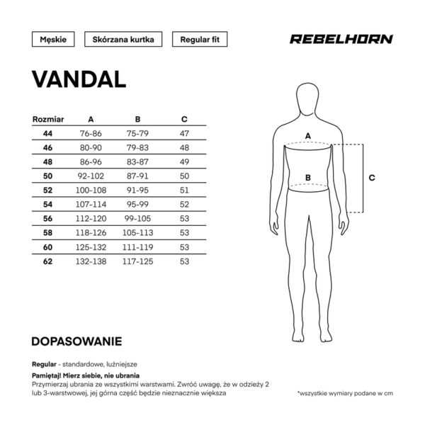 Kurtka skórzana REBELHORN VANDAL BLACK/FLO RED - obrazek 15