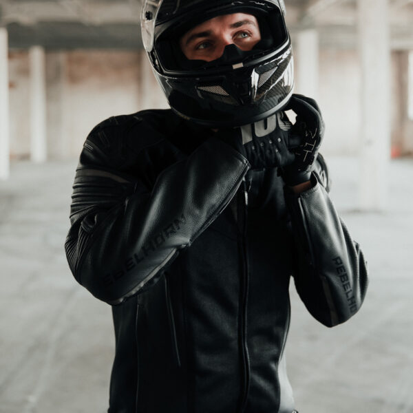 Kurtka skórzana REBELHORN VANDAL AIR BLACK - obrazek 4
