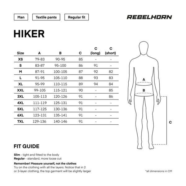 Spodnie tekstylne REBELHORN HIKER III BLACK - obrazek 5