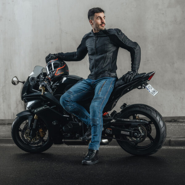 Spodnie jeans REBELHORN VANDAL DENIM BLACK - obrazek 8
