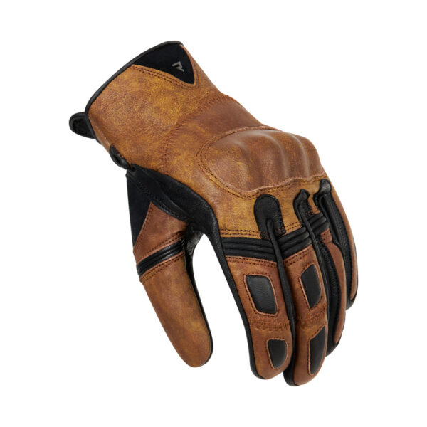 Rękawice skórzane REBELHORN THUG II VINTAGE BROWN - obrazek 2